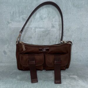 kate spade Brown Shoulder Bag with Front Pockets